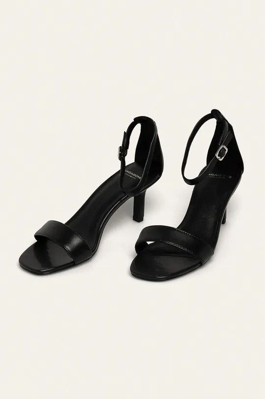 Vagabond Shoemakers - Шкіряні сандалі Amanda чорний