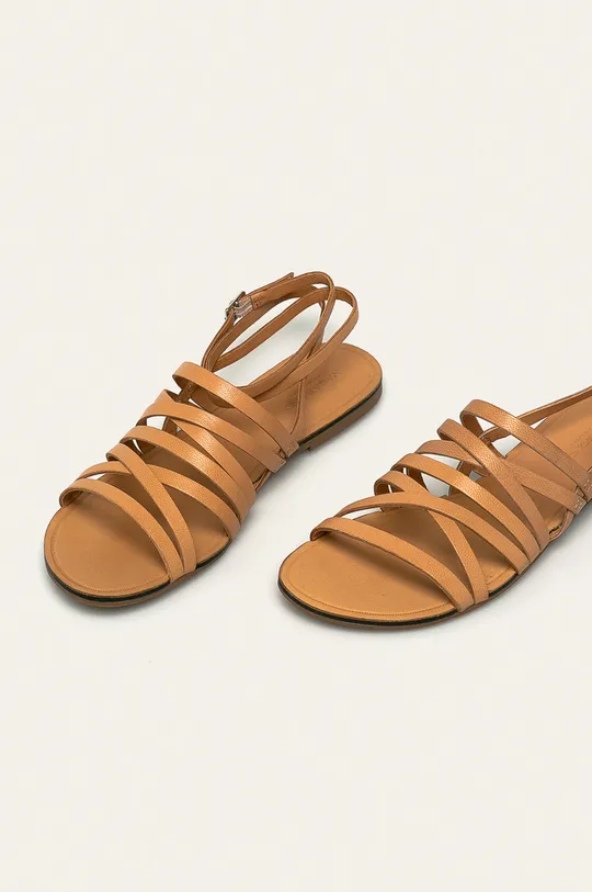 Vagabond Shoemakers - Кожаные сандалии Tia бежевый