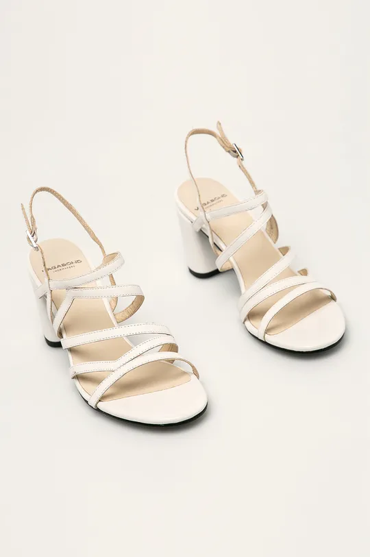 Vagabond Shoemakers - Kožené sandále Penny biela