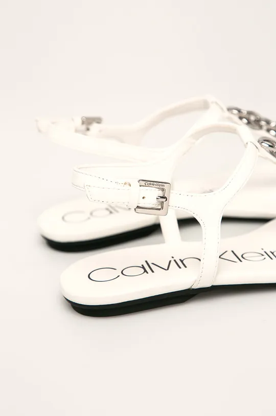 biela Calvin Klein - Sandále