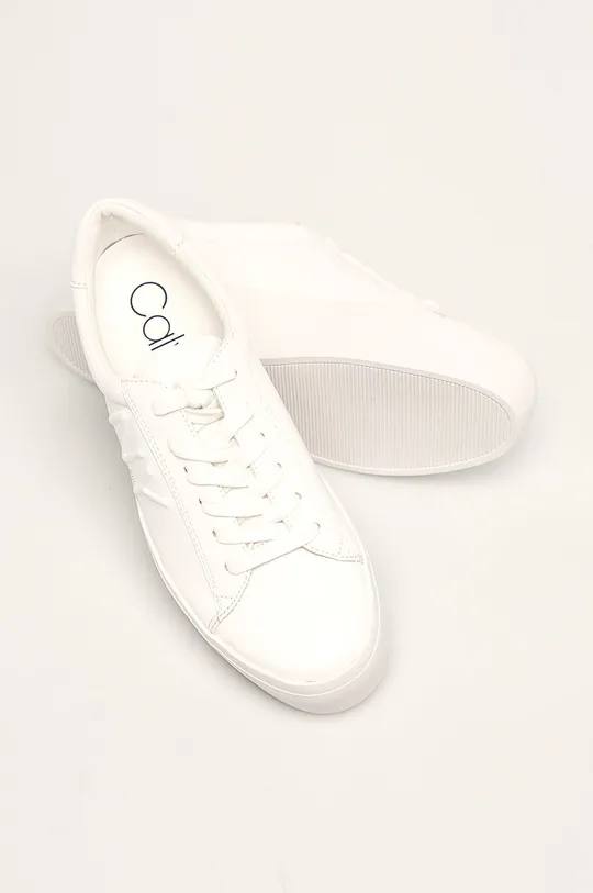 белый Calvin Klein - Кожаные ботинки