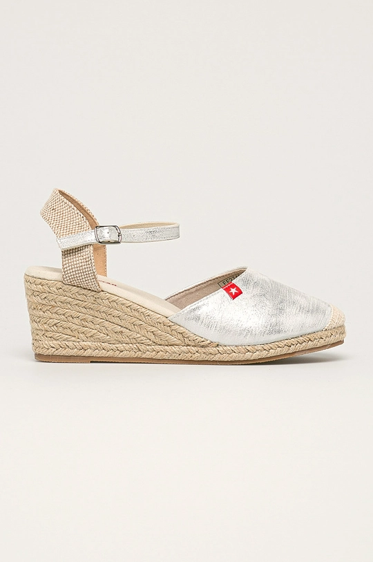 srebrny Big Star - Espadryle Damski