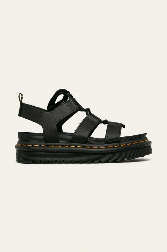 black Dr. Martens leather sandals Nartilla Women’s