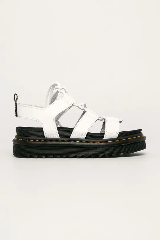 biela Dr. Martens - Kožené sandále Nartilla Dámsky