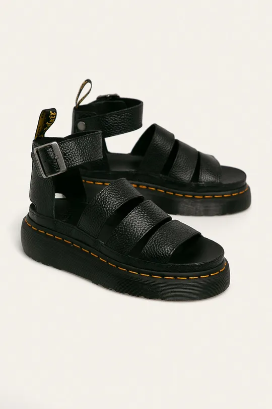 Dr. Martens leather sandals Clarissa Ii Quad black