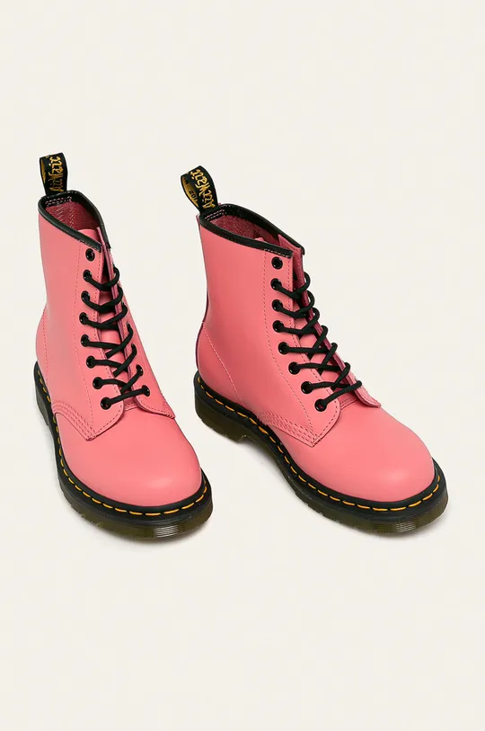 Dr. Martens - Workery skórzane 1460 Acid Pink różowy