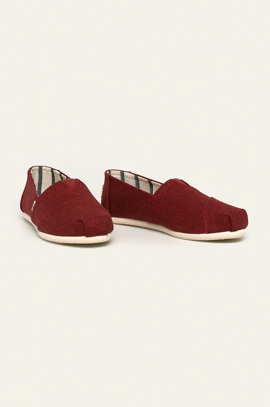 Toms - Espadryle Heritage Canvas bordowy