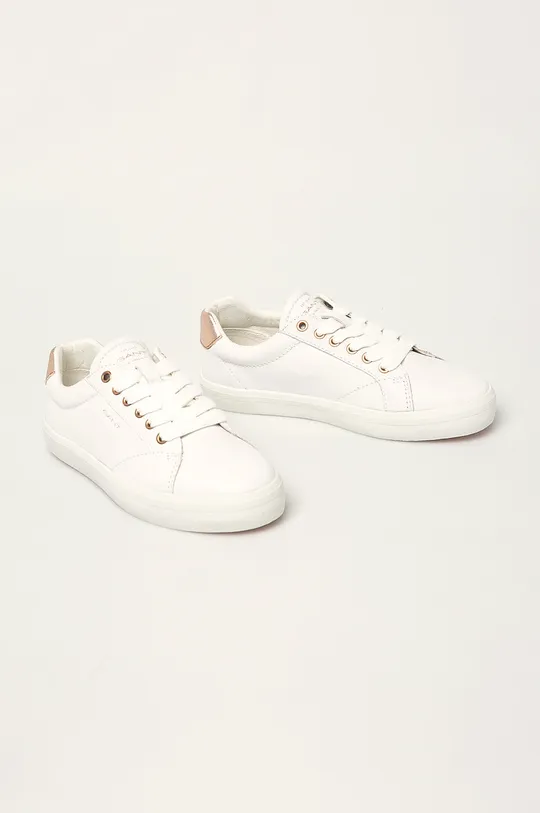 Gant - Kožená obuv Seaville biela