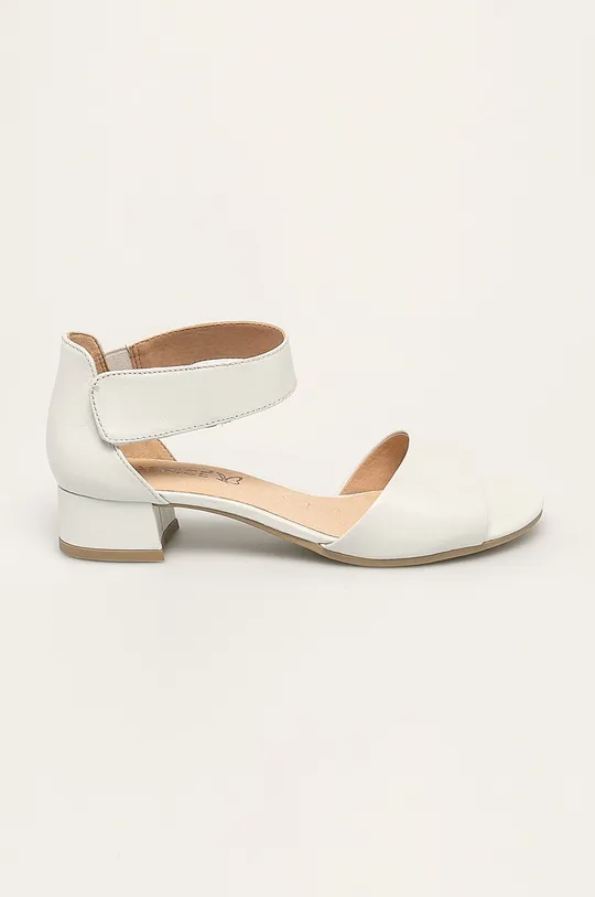 білий Caprice - Шкіряні сандалі Жіночий