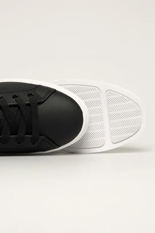 чорний Armani Exchange - Шкіряні черевики