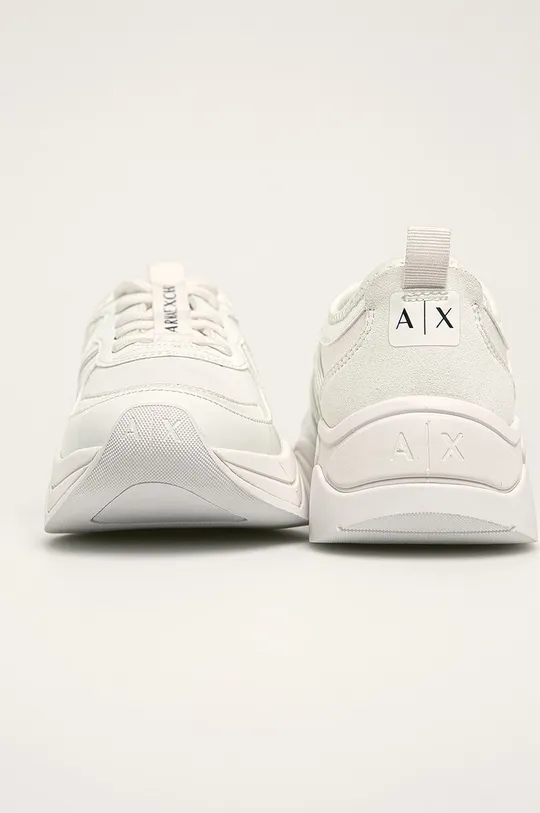 bianco Armani Exchange scarpe