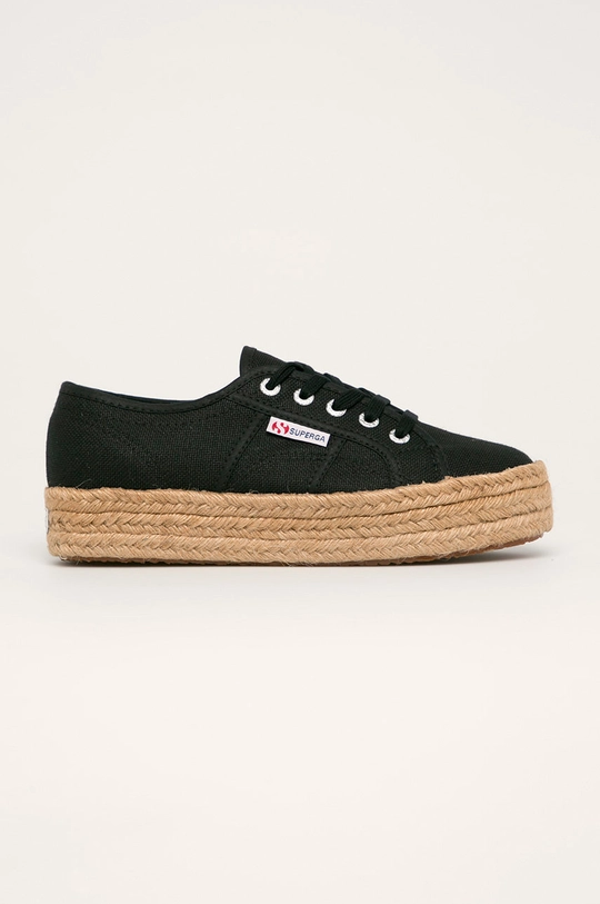 crna Superga - Espadrile Ženski