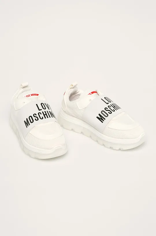 Love Moschino - Topánky biela