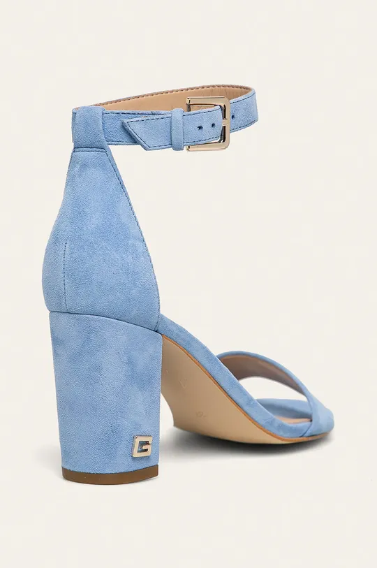 modrá Guess Jeans - Kožené sandále