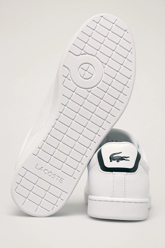 biały Lacoste - Buty Carnaby Evo Bl 1 732SPW0132001