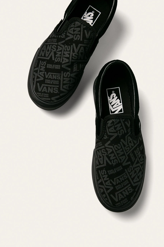 чёрный Кеды Vans UA Classic Slip-On Platform