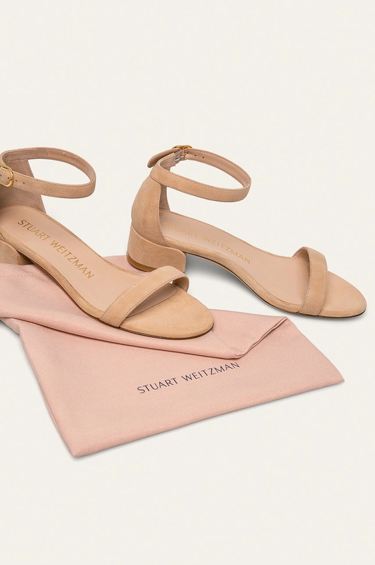 Stuart Weitzman - Kožené sandále Nudistjune Dámsky