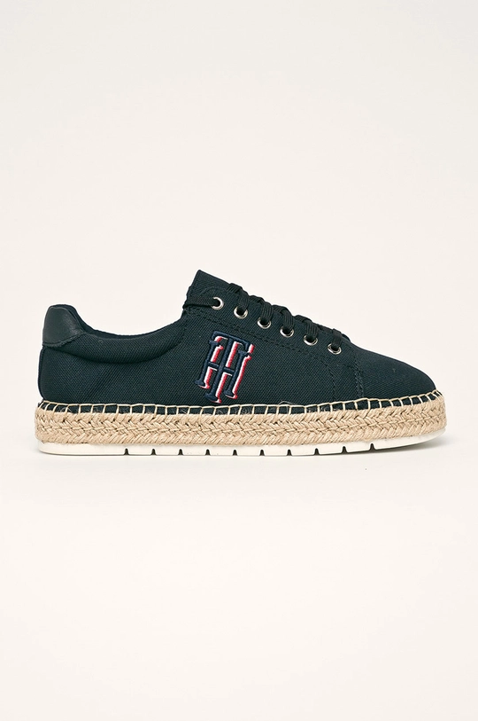 granatowy Tommy Hilfiger - Espadryle FW0FW04749 Damski