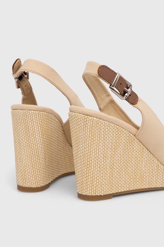 Sandale Tommy Hilfiger ICONIC ELENA SLING BACK WEDGE Potplat: Sintetički materijal