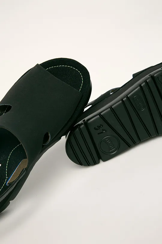 čierna Camper - Kožené sandále Oruga Up