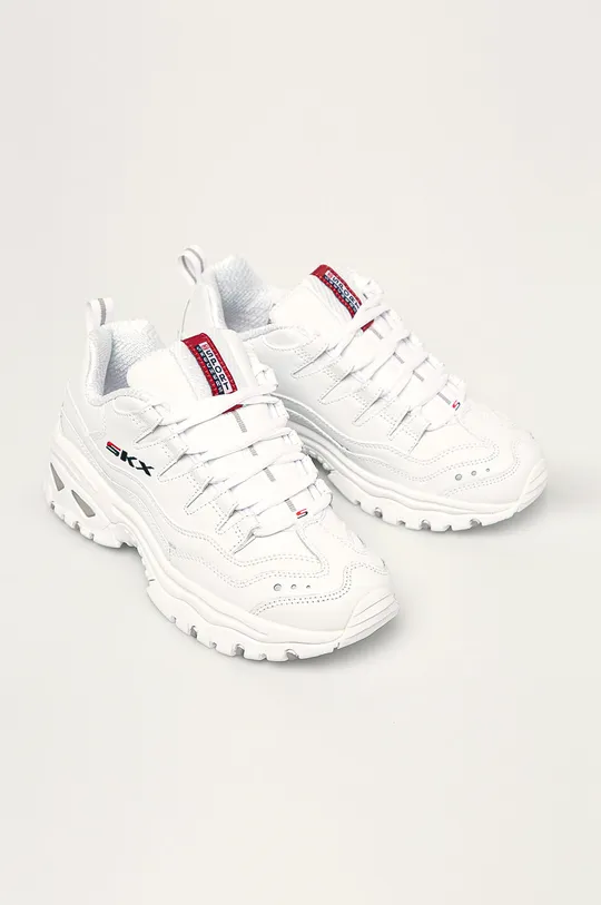 Skechers - Topánky biela