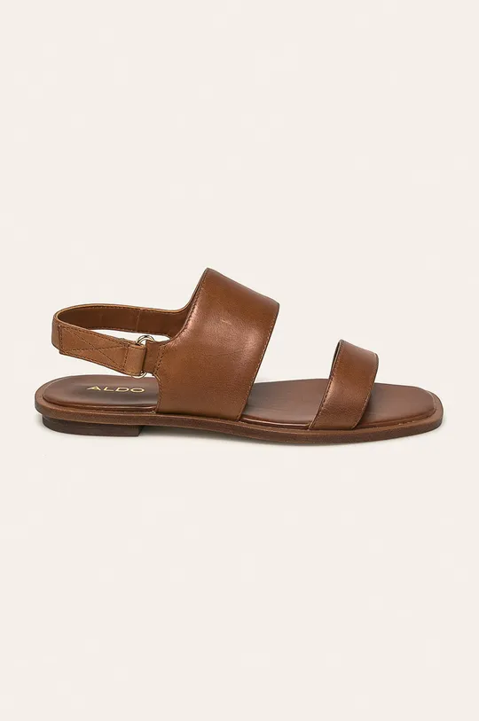 hnedá Aldo - Kožené sandále Sula Dámsky