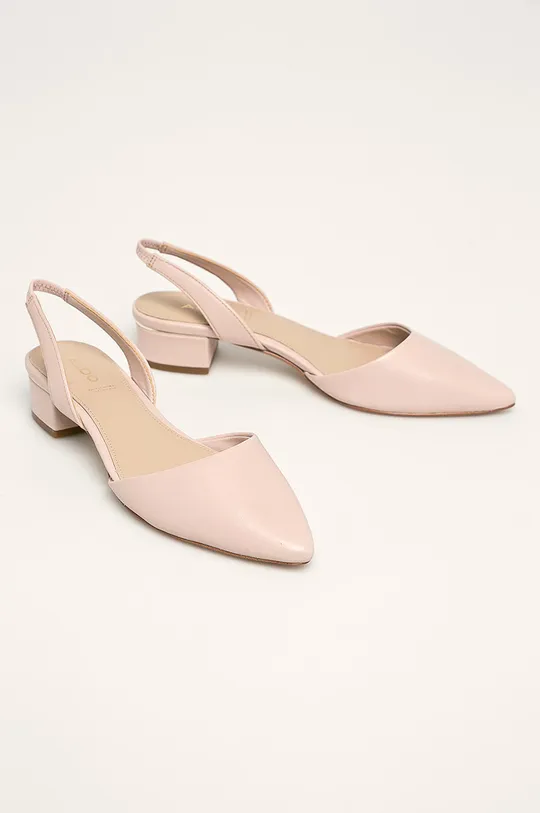 Aldo - Шкіряні туфлі Anathana рожевий