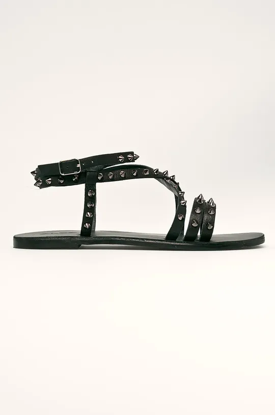čierna Aldo - Kožené sandále Rocklilly Dámsky