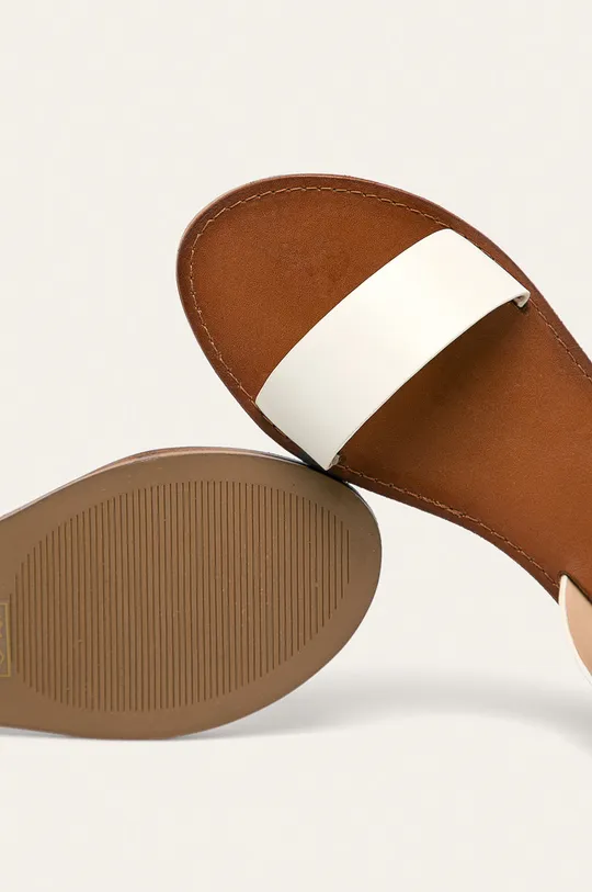 biela Aldo - Kožené sandále Campodoro