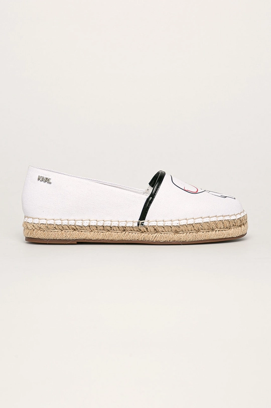 biela Karl Lagerfeld - Espadrilky Dámsky