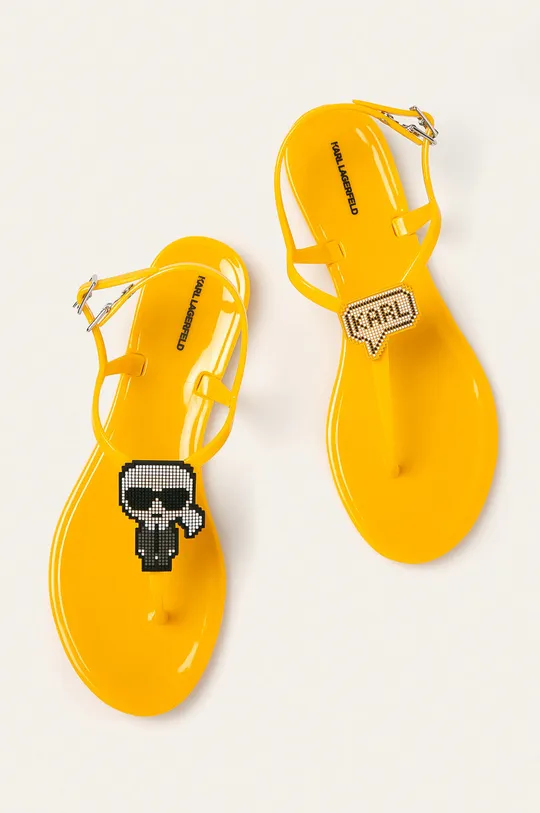 Karl Lagerfeld - Sandále žltá