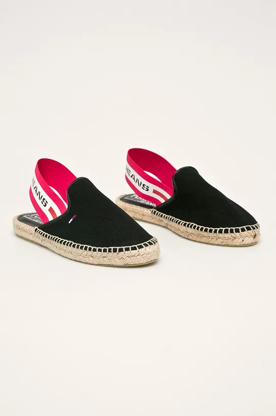 Tommy Jeans - Espadrilles fekete