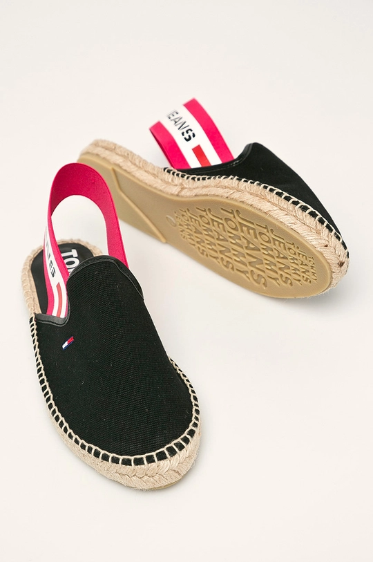 fekete Tommy Jeans - Espadrilles