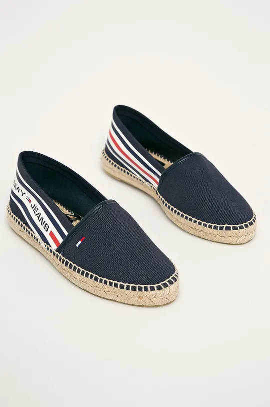 Tommy Jeans - Espadrilky tmavomodrá