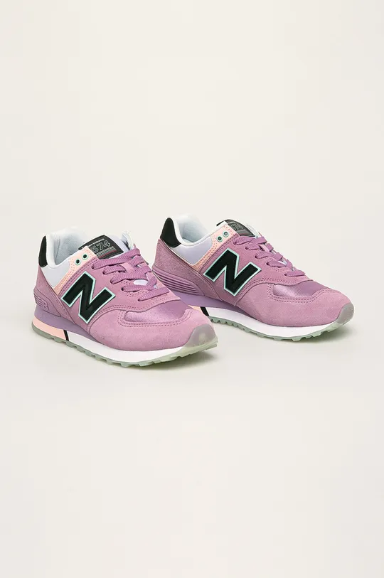 New Balance - Topánky WL574SAW fialová