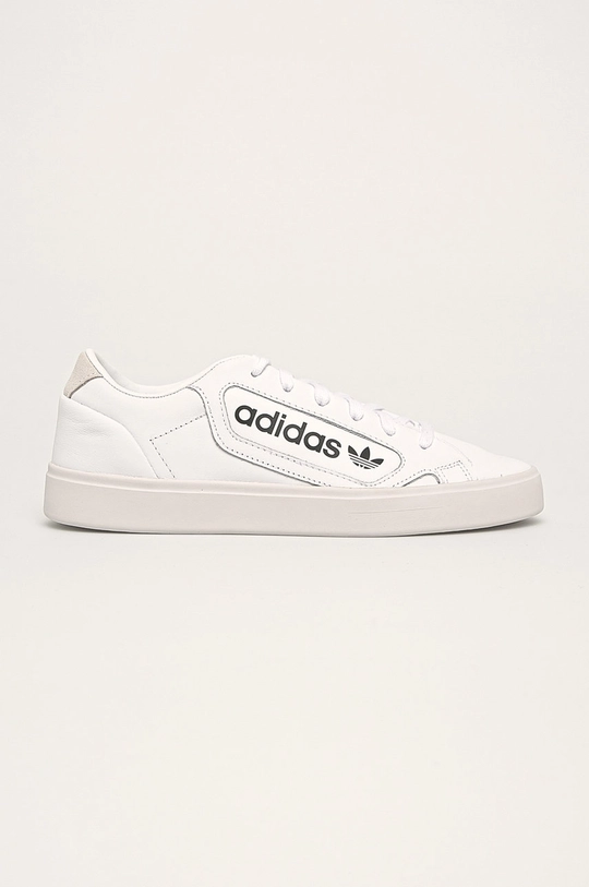 biela adidas Originals - Kožená obuv Sleek W EF4935 Dámsky