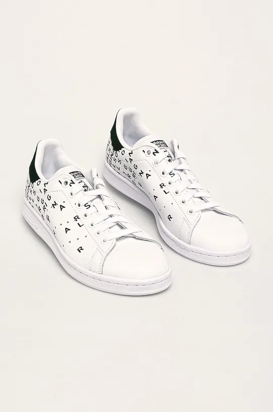 adidas Originals - Kožená obuv Stan Smith EG6343 biela