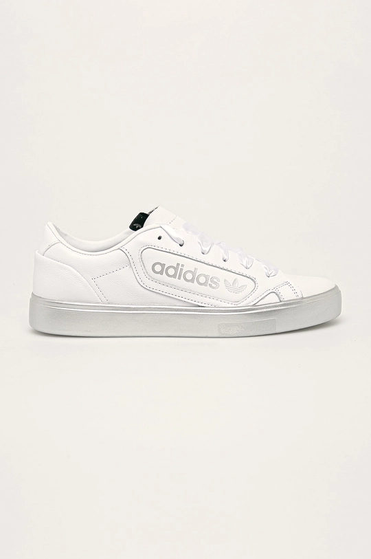 biela adidas Originals - Kožená obuv Sleek EG7748 Dámsky