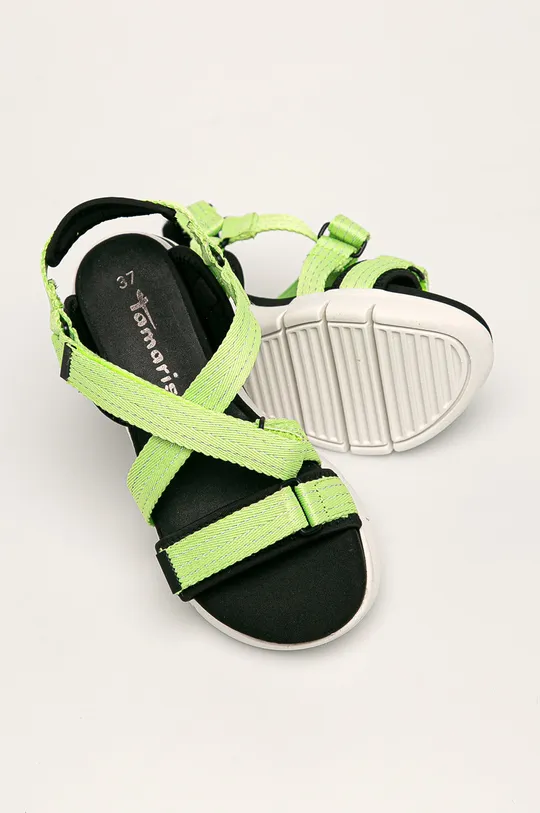zelená Tamaris - Sandále