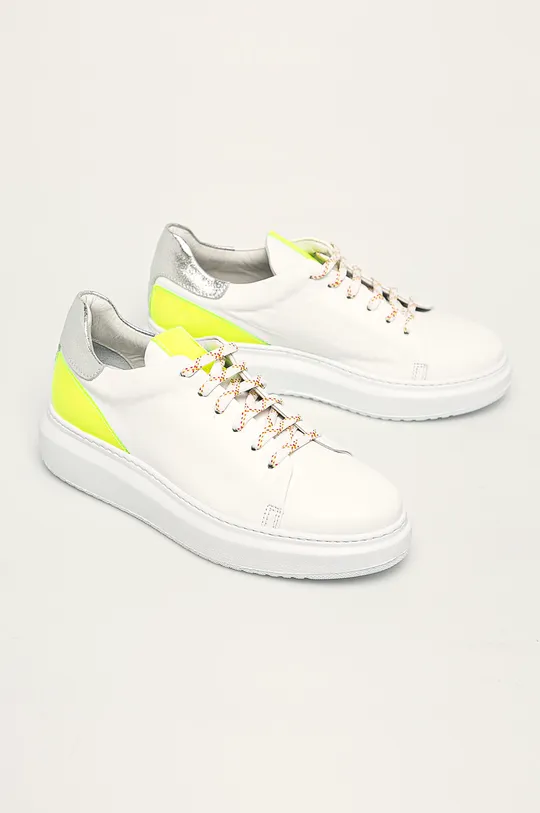 Badura - Шкіряні черевики білий