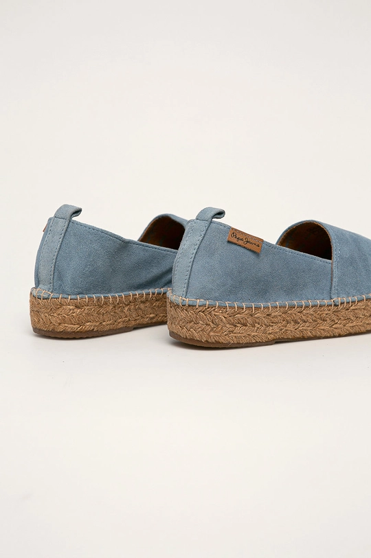 Pepe Jeans - Bőr espadrilles Liss Plein  Szár: szarvasbőr Belseje: textil Talp: szintetikus anyag