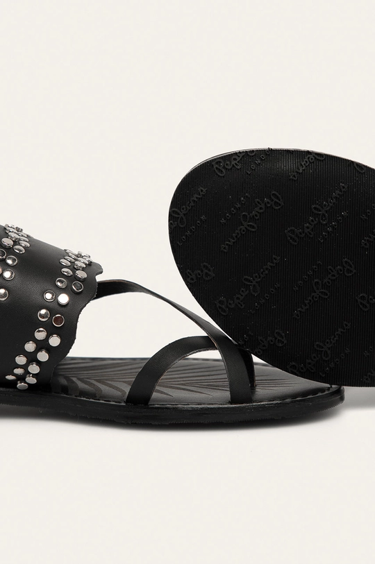 Pepe Jeans - Bőr szandál March Studs Női