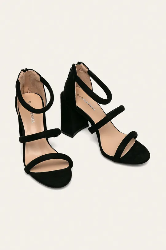 Glamorous - Sandále čierna