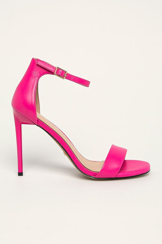 ružová Marciano Guess - Kožené sandále Dámsky