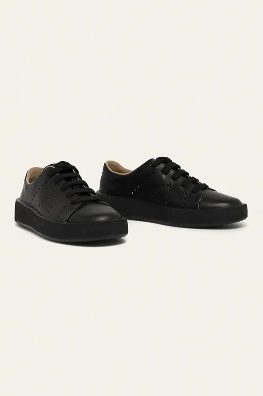 Camper - Kožená obuv Courb čierna