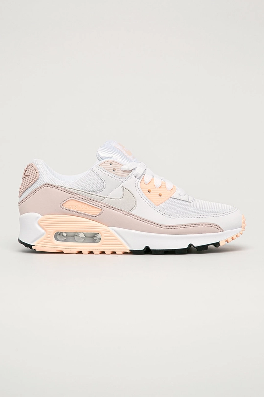 Nike - Pantofi Air Max 90 textil alb CT1030