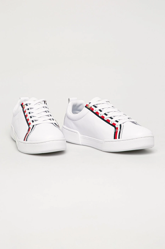 Tommy Hilfiger - Buty skórzane czerwony