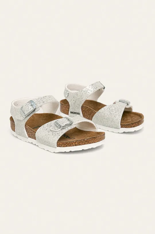Birkenstock - Detské sandále Rio Plain strieborná
