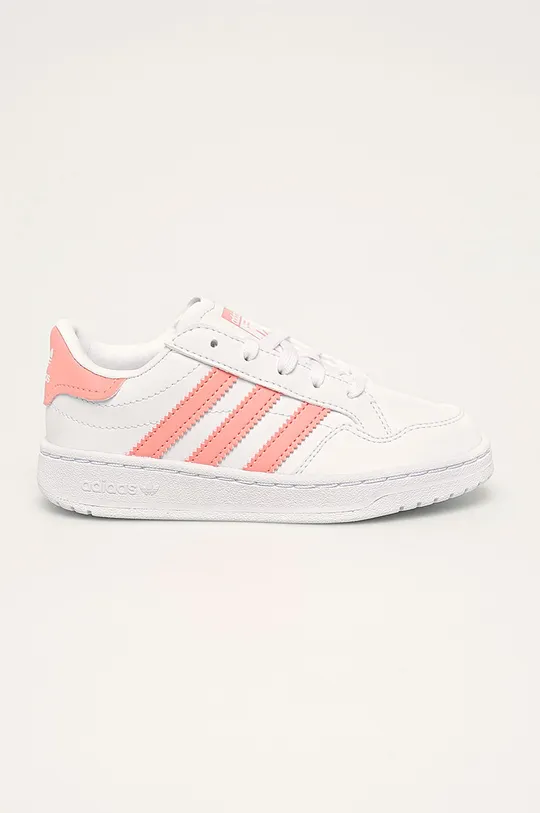 biela adidas Originals - Detské topánky Team Court EF6823 Dievčenský