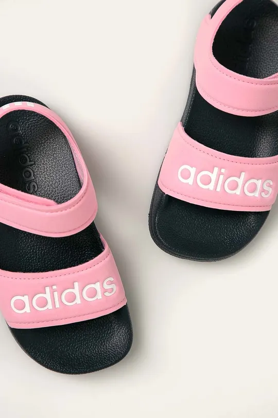 ružová adidas - Detské sandále Adilette G26876
